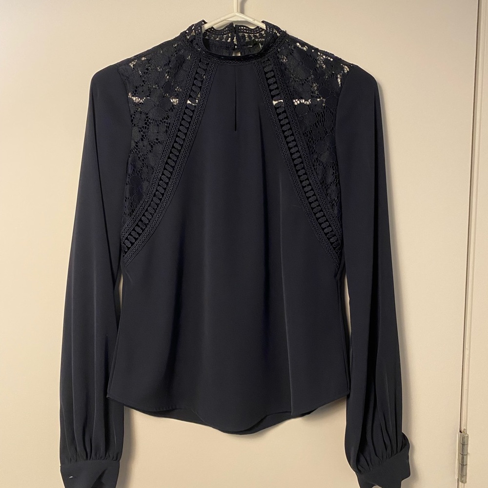RW&CO Navy blouse